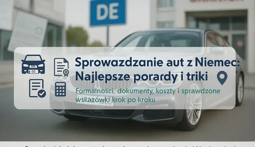 Rejestracja auta z Niemiec: Kompletny przewodnik 2025 | Koszty i Formalności