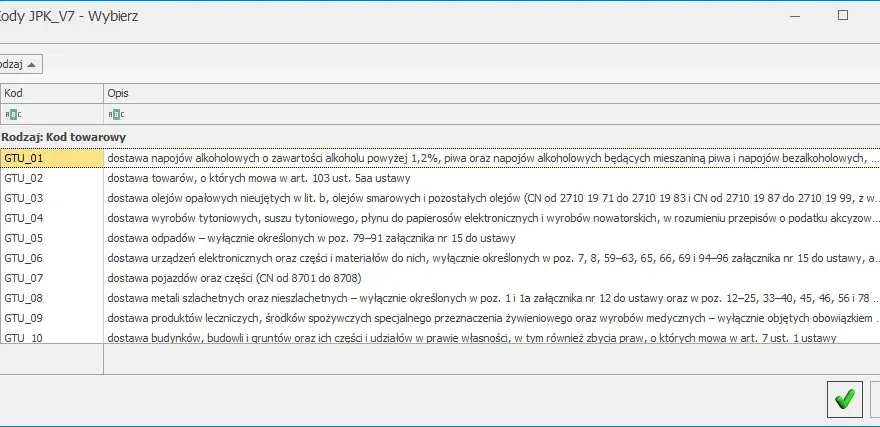 Sprzedaż naczepy a GTU_07 w JPK_V7: Czy musisz oznaczać?