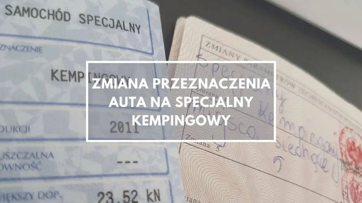 dokumenty rejestracyjne kampera