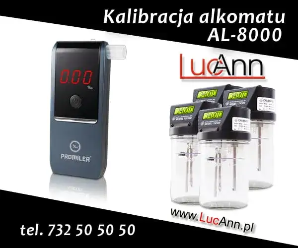 Cennik kalibracji alkomatu, serwis alkomatów, punkty kalibracji